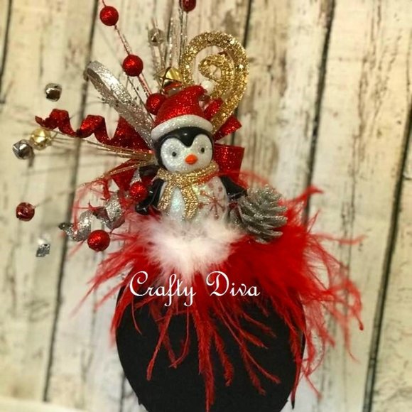 Christmas Penguin Headband Adult Christmas Christmas Tacky Christmas Party Ugly - Picture 1 of 7